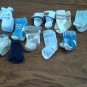 Lot of 10 baby boy's socks and hands cover 0-6 mos
