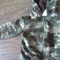 Garanimals baby boy green camo hooded sweater jacket 12 mos
