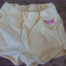 Carter's baby girl's yellow elastic waist short 24 mos Carter's baby girl's yellow elastic waist short 24 mos