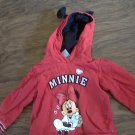 Dinsey baby girl's red hooded mickey mouse sweater 24 mos Dinsey baby girl's red hooded mickey mouse sweater 24 mos