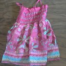 Raven Girl's purple floral spaghetti string elastic top size 6/6x