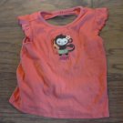 Gymboree girls Orange Nylon  short sleeve top size 5T