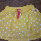 Carter's toddler girl's yellow waistband skirt 4T