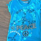 Knit Works toddler girls blue short sleeve shirt 4T Knit Works toddler girls blue short sleeve shirt 4T