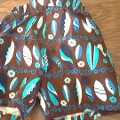 Circo baby boy's brown surfs elastic waist swim short 18 mos