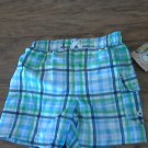 New OP baby boy's blue plaids elastic waist swim short 18 mos New OP baby boy's blue plaids elastic waist swim short 18 mos