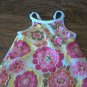 Faded Glory girl's brown,yellow, pink flowers string dress 3T
