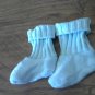 Baby boy's blue socks size 0 newborn