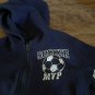 Okie Dokie baby boy's navy long sleeve hoodie sweater jacket 18 mos