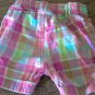 Cherokee baby girl's pink plaid short 18 mos