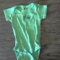 Garber baby boy or girl green short sleeve oneise 6-9 mos