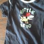 Carter's baby boy's navy short sleeve bodysuit 9 mos