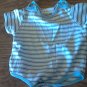 First Impressions baby boy's blue stripe bodysuit 3-6 mos