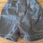 Baby boy's navy elastic waist short 6-9 mos