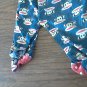 Small Paul baby boy's blue monkeys print sleepwear/outfit 9 mos