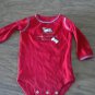 Carter's baby boy or girl red long sleeve bodysuit 6-9 mos