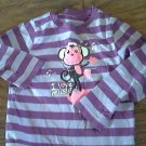 Okie Dokie girl's purple stripe shirt 4T