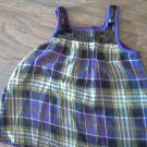 4T girl's purple plaid sleeveless top