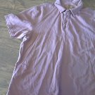 Izod Jeans man's purple short sleeve shirt size Large