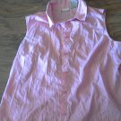 White Stag woman's pink plaids sleeveless shirt XL (16-18) White Stag woman's pink plaids sleeveless shirt XL (16-18)