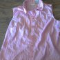 White Stag woman's pink plaids sleeveless shirt XL (16-18)