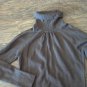 Junior girl's chocolate long sleeve turtleneck sweater Large