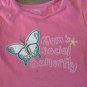 Old Navy girl's red butterfly short sleeve top 4T