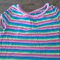 Circo girl's yellow,blue,red striped short sleeve top size 4T