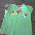 Faded Glory girl's green short sleeve top size 4T Faded Glory girl's green short sleeve top size 4T