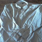 Man's brown and gray plaids long sleeve causal shirt size XXL Man's brown and gray plaids long sleeve causal shirt size XXL