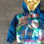 Disney toddler boys navy hooded jacket size 4T