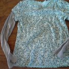 Faded Glory girl's blue long sleeve shirt size 8