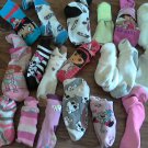 Lot of 19 Mixed girl's socks size 12 mos-4T