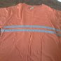 Man's orange short sleeve causal shirt size XL