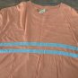 Man's orange short sleeve causal shirt size XL