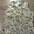 Villager woman's green palm stretch sleeveless top size PXL Villager woman's green palm stretch sleeveless top size PXL