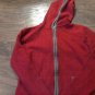 Faded Glory woman/ jr girl red hooded long sleeve stretch jacket size 12-14