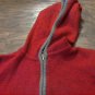 Faded Glory woman/ jr girl red hooded long sleeve stretch jacket size 12-14