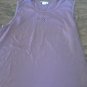Two Twenty woman's purple sleeveless top size Large