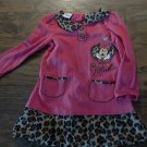 Disney girl's hot pink Minnie shirt size 4T Disney girl's hot pink Minnie shirt size 4T
