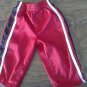Athletic Works baby boy's red elastic waist pant size 18 mos