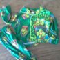 Nickelodeon baby boy's green 2 piece Ninja Turtles sleepwear size 12 mos
