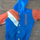 Little King boy's orange and blue long sleeve jacket size 4T