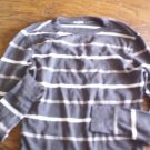 Carbon Man's dark grey striped long sleeve shirt size Large Carbon Man's dark grey striped long sleeve shirt size Large