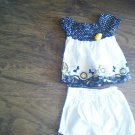 Healthtex toddler girl white and black sunflower sleeveless shirt n short set 4t Healthtex toddler girl white and black sunflower sleeveless shirt n short set 4t