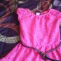 Btween toddler girl's hot pink lined short sleeve dress size 4t