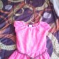 Btween toddler girl's hot pink lined short sleeve dress size 4t