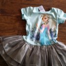 Disney toddler girl's Frozen light blue and silver dress size 4t-5t Disney toddler girl's Frozen light blue and silver dress size 4t-5t