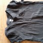 J.Khaki girls black short sleeve top size Large