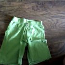 Med (10-12) girl's green bandwaist short Med (10-12) girl's green bandwaist short